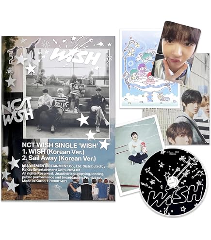 Amazon.com: NCT WISH [WISH] 1st Single Album (SMART ALBUM WICHU