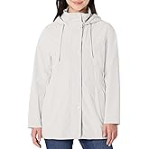 Amazon Essentials Women's Women's Regular-Fit Lightweight Waterproof Long Hooded Rain Jacket