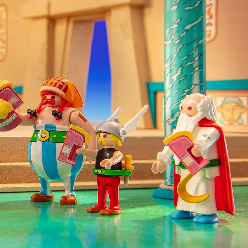 Asterix 71269 Pyradonis' vergiftete Torte, Asterix, Kleopatra`s Vorkoster sowie Pyradonis und dessen Helfer Schraubzieris, Spielzeug für Kinder ab 5 Jahren