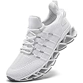 Mens Slip On Walking Shoes Blade Non Slip Tennis Running Shoes Lightweight Workout Breathable Mesh Fashion Sneakers