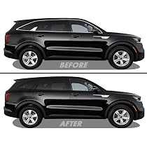 Kia Emblem Replacement SlickMod Gloss Black Chrome Delete Vinyl Overlay