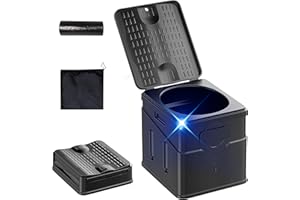 Portable Toilet,Camping Toilet Have Small Foldable Size. It is Compact Portable Toilet for Adults and Children. Suitable for 
