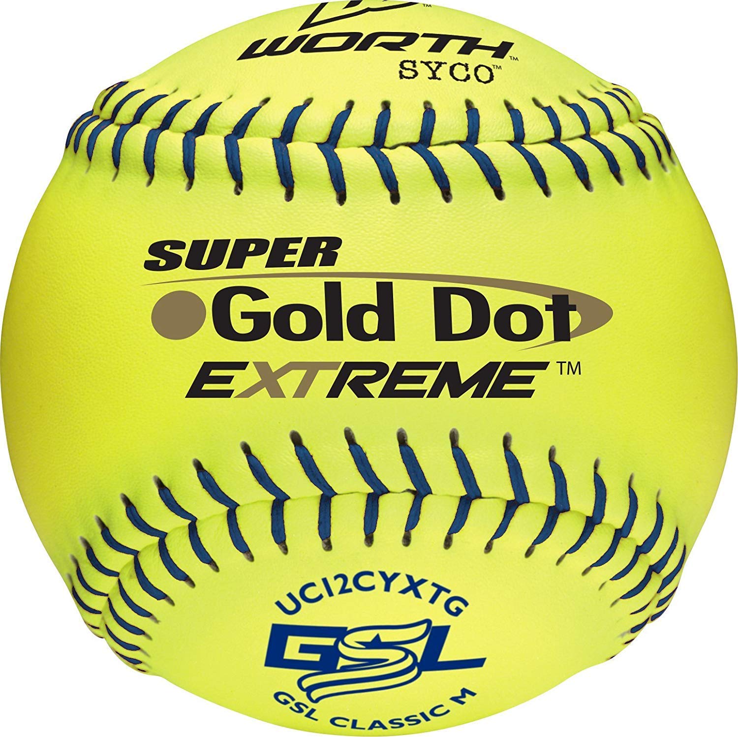 UC12CYXTG Worth Super Gold Dot Extreme 40/.325 12 GSL Slow Pitch