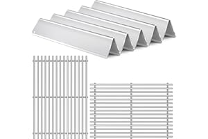 Folocy 7636 7638 7639 Grill Grates Grill Replacement Parts for Weber Spirit Grill Spirit II E-310, E-320, S-310, S-320, GS4 Spirit 2 300 Flavorizer Bars 15.3”, 17” Stainless Steel BBQ Grid Accessories