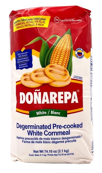 DONAREPA BLANCA PRE COOKED WHITE CORN MEAL, 74.10 OZ