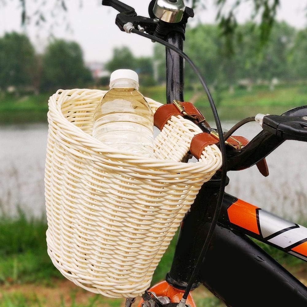 Children's Wicker Bicycle Basket Front Handlebar Children's Bicycle