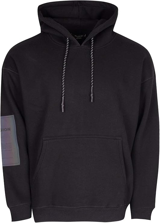PLAIN HOODIE BLACK (S) Amazon.co.uk Clothing