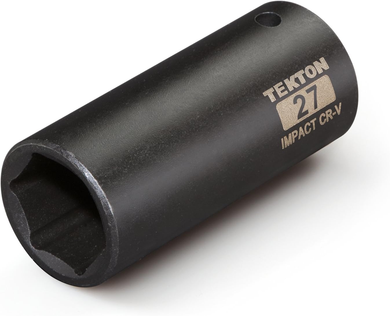 TEKTON 47815 1/2-Inch Drive by 27 mm Deep Impact Socket, Cr-V, 6-Point
