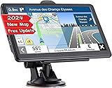 GPS Navigator for Car, Latest 2024 Map 7 inch Touch