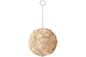 SuperMoss (22370) Living Wreath for Indoor and Outdoor Decor – Soil-Free Sphagnum Moss Wreath for Succulents, Plants, and Flowers – DIY Garden Craft for Front Door or Wall, 5”, Sphere