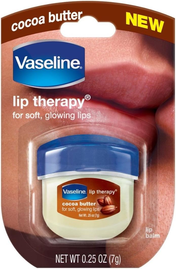 Vaseline Lip Therapy 0.25 Oz 3 Pack Bundle - Creme Brulee, Rosy Lips & Cocoa Butter: Health & Personal Care