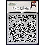 Donna Downey StencilsDonna Downey Signature Stencils x 8.5-inch, Peonies