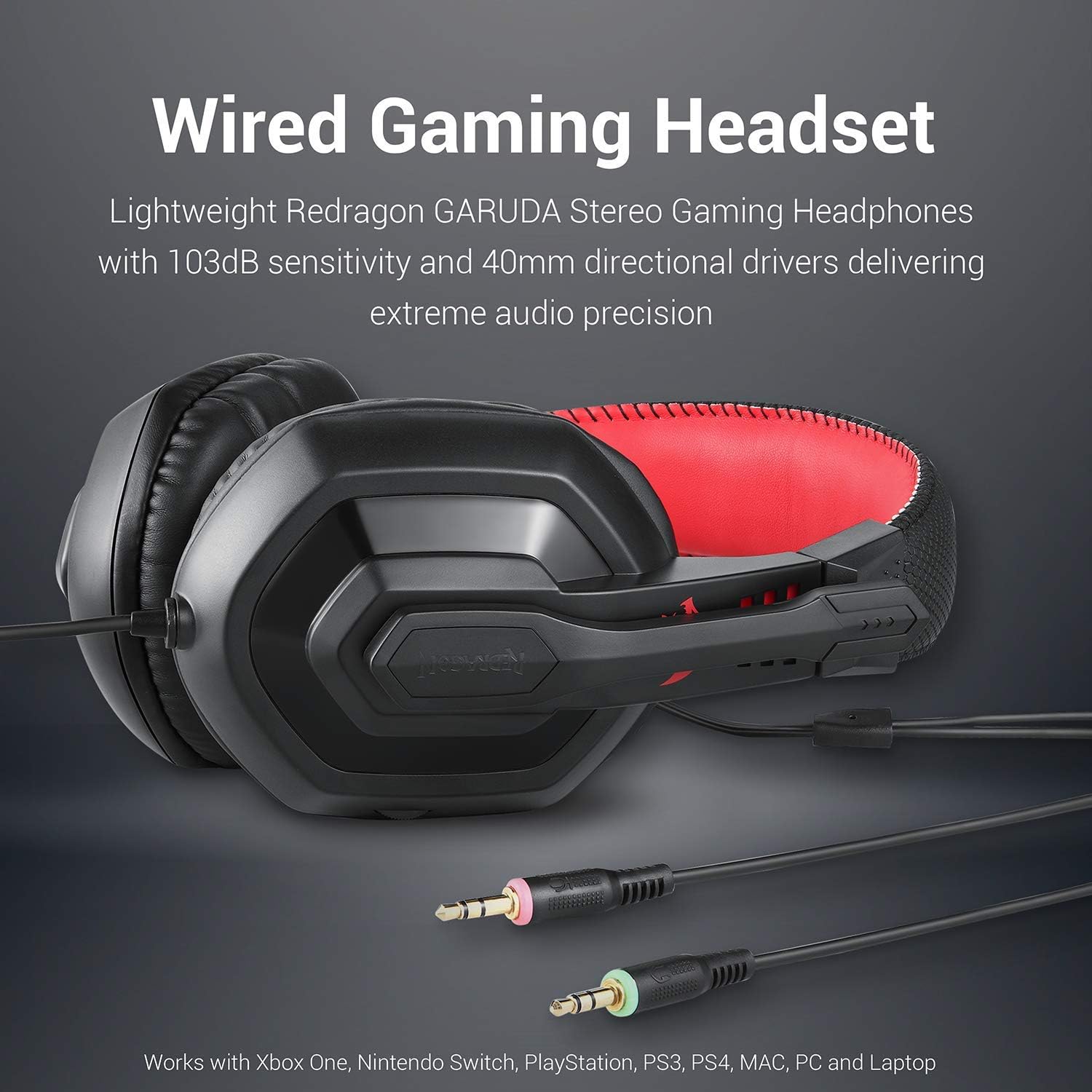 Redragon S101 Wired RGB Backlit Gaming Keyboard and Mouse, Gaming Mouse Pad, Gaming Headset Combo All in 1 PC Gamer Bundle for Windows PC – (Black): Computers & Accessories