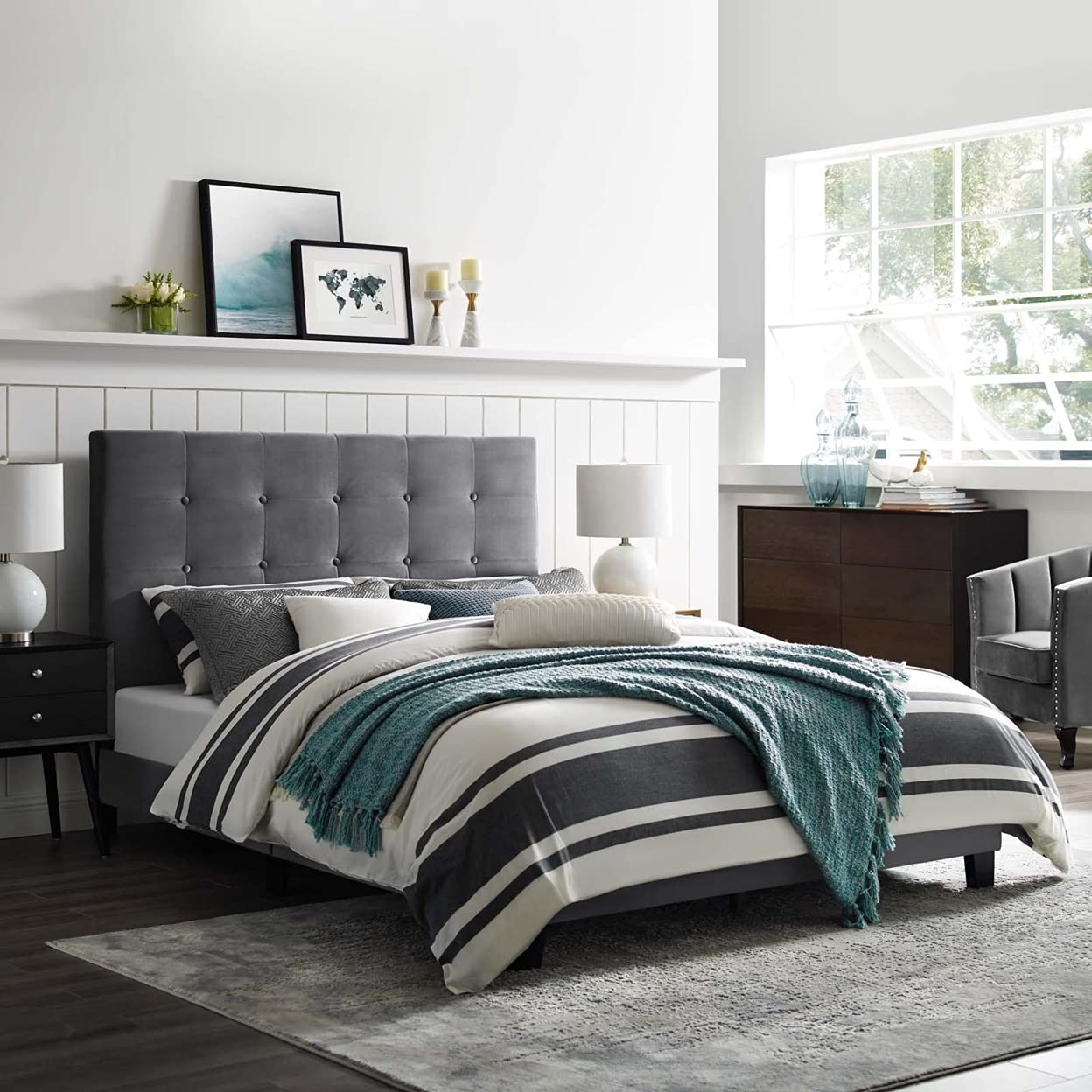 Modway Melanie Performance Velvet Upholstered