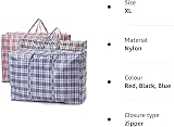 VIROSA Extra Large Laundry Bags Pack of 3 80cm x 60cm Red Black Blue view 9