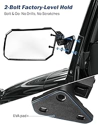 JOYTUTUS Wrangler Mirrors Doors Off Compatible with