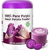 24oz Pure Purple Sweet Potato Powder, 100% Natural Food Coloring for Baking | 680g Ube/Purple yam alternative powder for frequent home bakers, family size, drinks, lattes, smoothies, non-GMO, gluten free