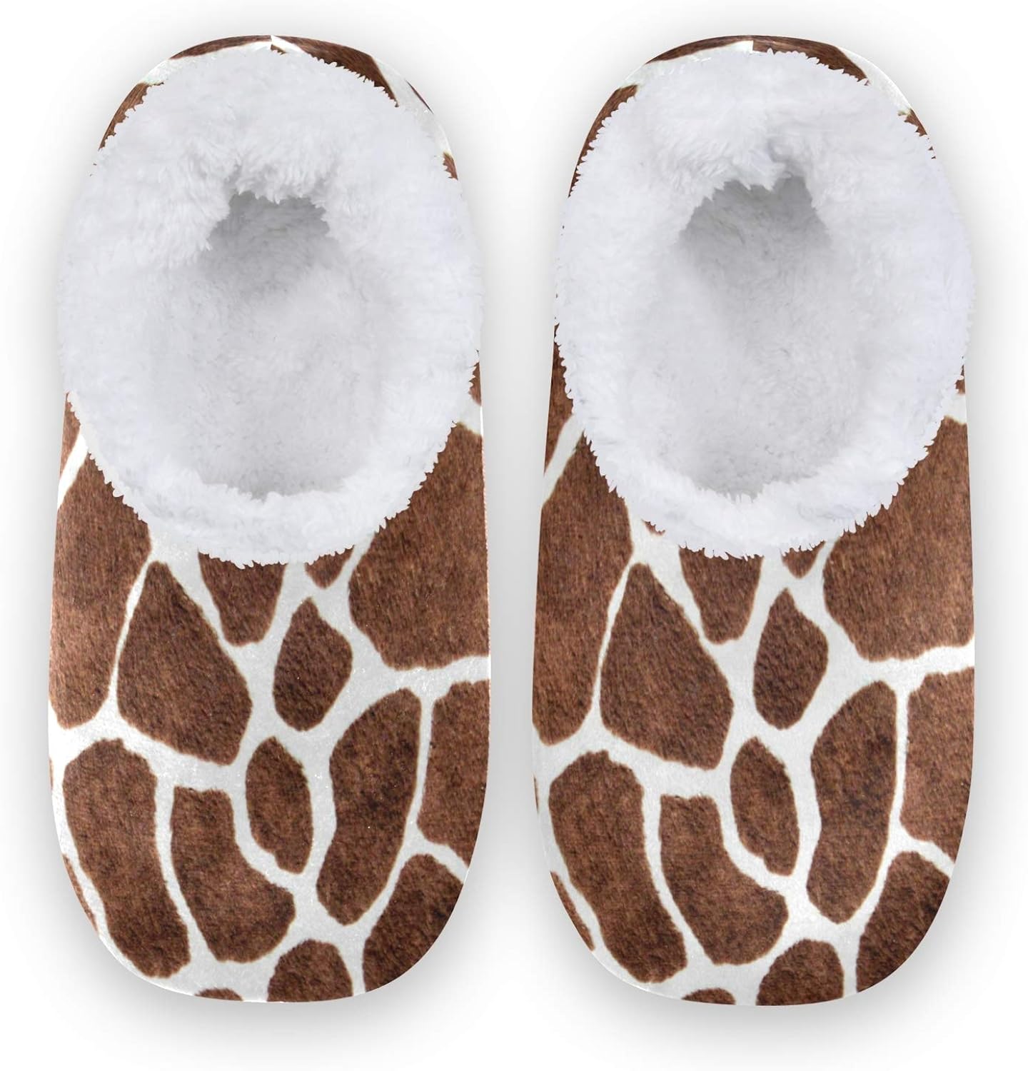 Warme Giraffen Hausschuhe Damen - Kuschelige Pantoffeln Mit Memory Foam