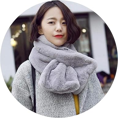 Winter Scarf Fur Collar Wild Korean Version Of Imitation Rabbit