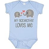 inktastic My Godmother Loves Me Baby Bodysuit