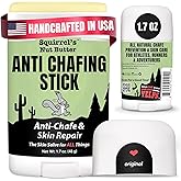Squirrel's Nut Butter Anti Chafing Stick | All Natural Chafe Prevention & Skin Care for Athletes, Runners & Adventurers | Thighs, Arms, Pack Straps & More | 1.7 oz