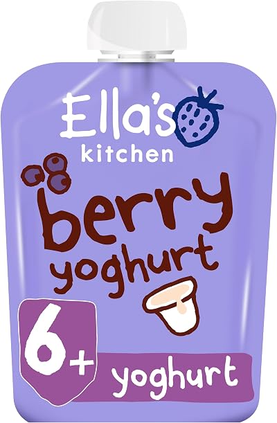 Ella's Kitchen Berry Greek Yoghurt 90g Pouch Organic Baby Snack