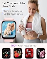 TOOBUR Smart Watch Women Alexa Built-in IP68 Waterproof 1.8" Fitness Tracker view 7