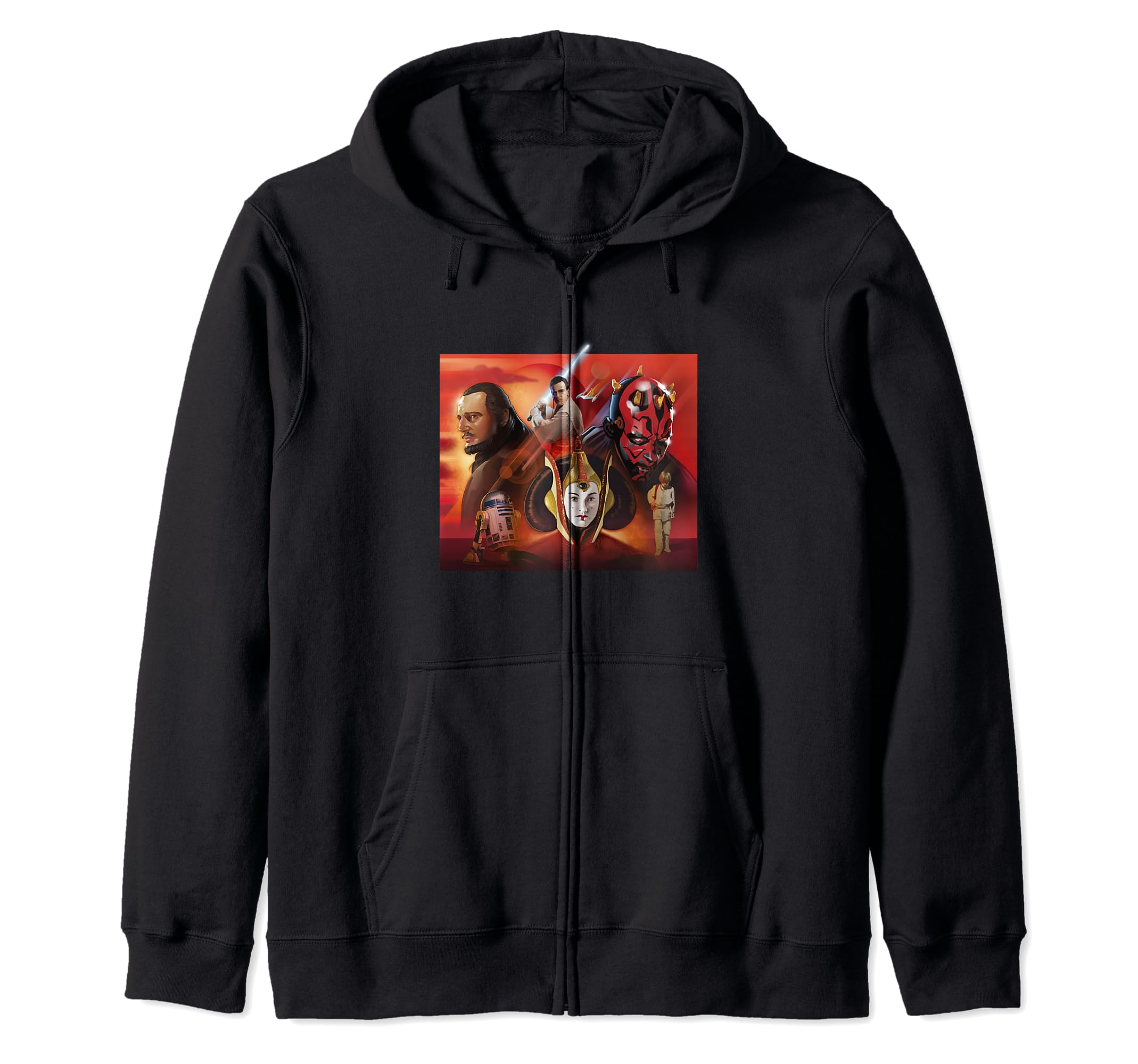 Star Wars: The Phantom Menace Exclusive Group Shot Portrait Zip Hoodie