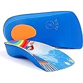 Arch Support Insole for Kids Shoes, Size K Orthotic Shoes Inserts for Kids, 3/4 Length Inserts for Children’s Heel Pain, Flat Feet, Plantar Fasciitis, Pronation