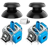 WeChip TMR Magnetic Joystick Replacement Kit for PS5 DualSense Controller,Anti-Drift Electromagnetic Stick Repair Module with Thumbstick Caps, Soldering Required