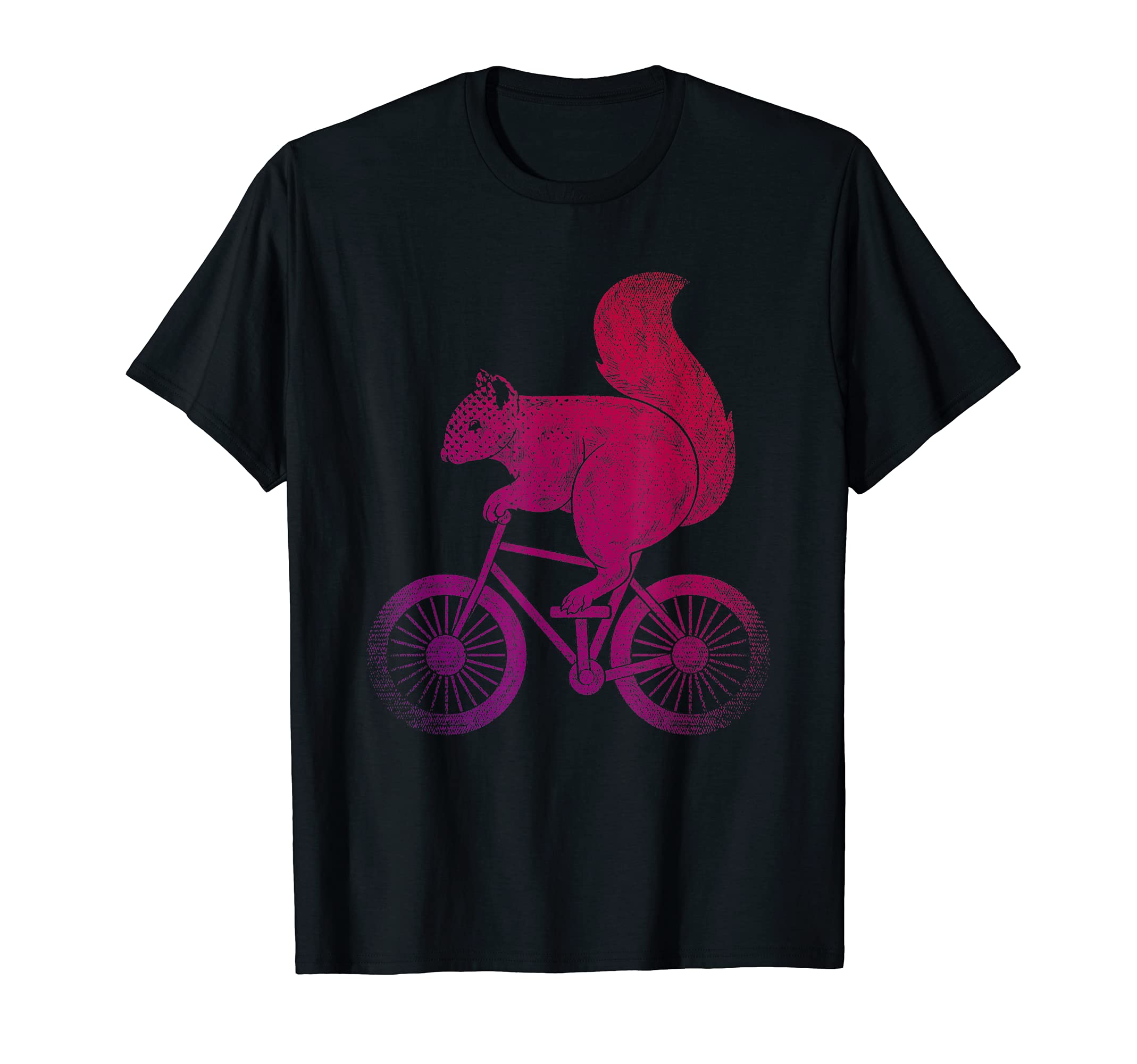 Funny Cycling Wildlife Animal Biking Bicycle Squirrel T-Shirt