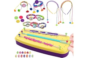 VIDIBESTY Bracelet Making Kit for Girls 6-12, Friendship Bracelet Beads Elastic String DIY Arts & Crafts Bulk Toy Set, Jewelry Maker Tool, Popular Christmas Birthday Gifts for Kids Ages 7 8 9 10 11 (169PCS)