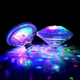 Esoes Floating Hot Tub Lights 7 Modes Colorful Disco Underwater Lamp view 6