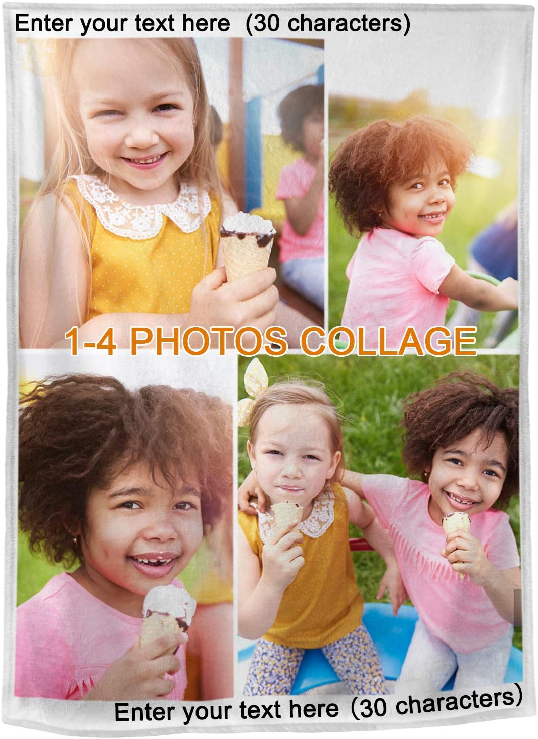 collage baby blanket