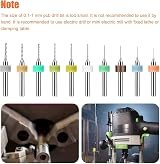 Linkstyle 37 PCS Mini Hand Drill Set Pin Vice Bench Vise PCB Bits Twist Bits view 3