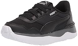 Puma R78 Sneaker, Black Black Silver, 12 US Unisex