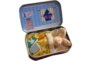  Little Pocket Bunny & Decorative Boxes, Easter Basket Stuffer, Easter Gifts for Kids, Multiply Colours DIY Pet Bunny Adopti