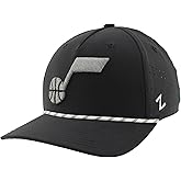 ZHATS NBA Unisex-Adult NBA Officially Licensed Rope Hat Snapback Performance Black