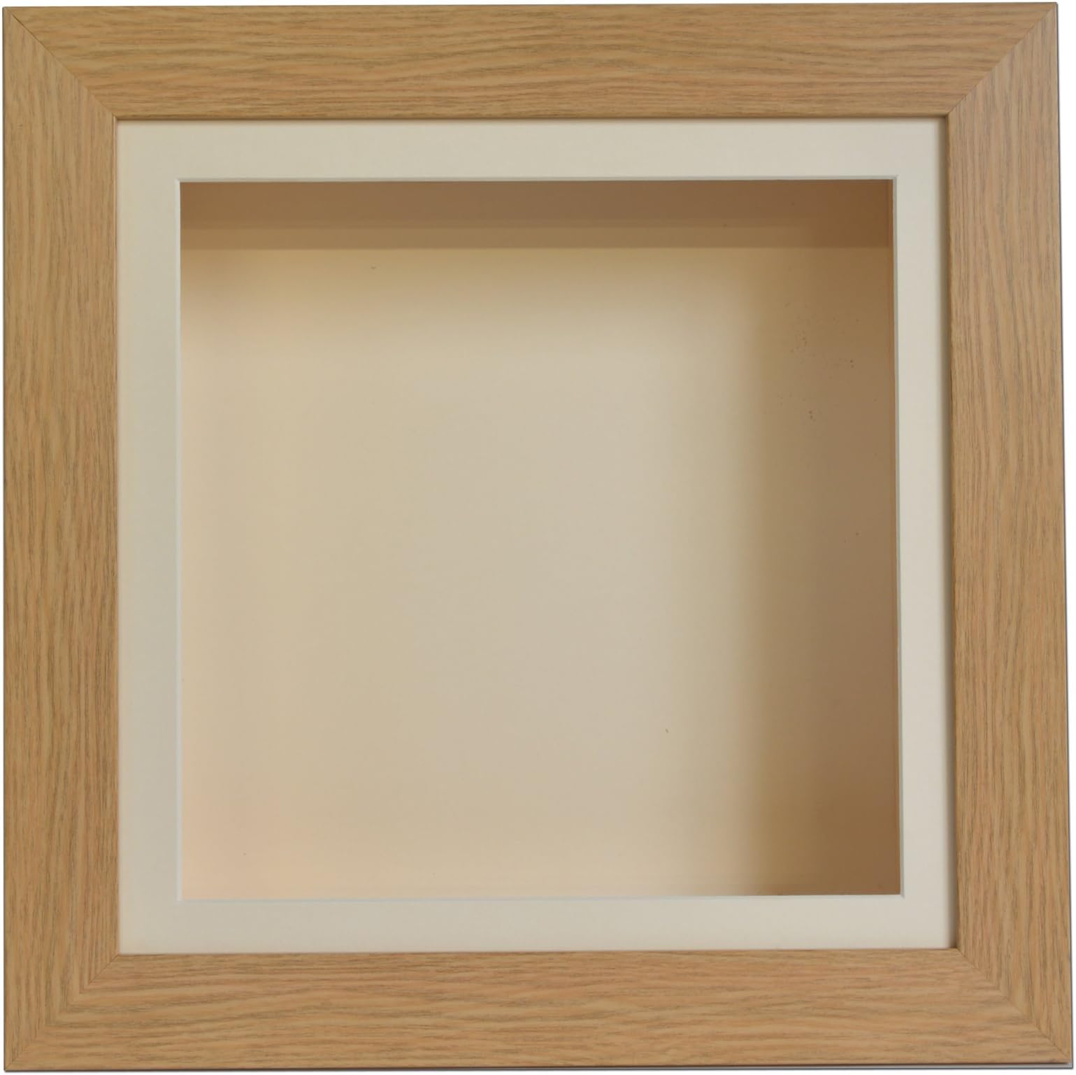 Boldon Framing 3.75 Inch Deep 3D Shadow Box Frame Medals Casts Memorabilia (20x16, Light Oak)