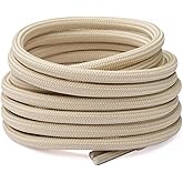 Stepace Round Shoelaces [2 Pairs] Heavy Duty Boot Shoe Laces for Hiking Work Boots