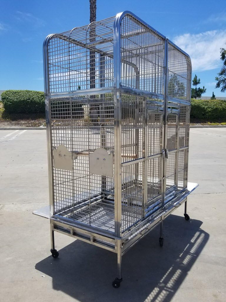 stainless steel parrot cages for sale