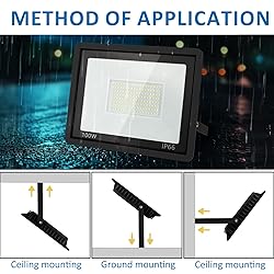 ZHPINGMX 100W LED Flood Light Outdoor, 10000LM