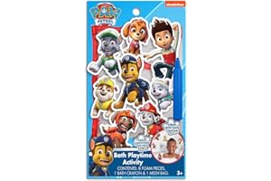 Tara Toys Paw Patrol Waterproof Bath Playtime Foam Sticker Set for Kids and Toddlers