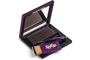 Madison Reed Root Touch Up + Brow Filler, Ombra Dark Brown, Instant Gray Coverage, Fills in Brows & Thinning Hairlines, Temporary Concealing Powder, 0.13 oz (60 uses)