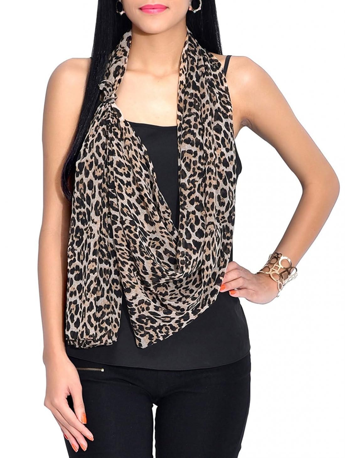 beautiful leopad design stole, scarf and dupatta great quality