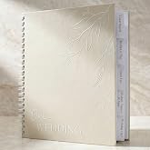Beautiful Minimal Wedding Planner Book and Organizer - Engagement Gift | Enhances Excitement and Makes Your Countdown Planning Easy - Unique Gift for Newly Engaged Couples, Future Brides and Grooms