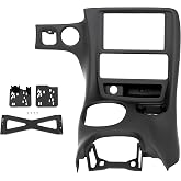 ECOTRIC Double Din Dash Installation Compatible with 97-04 Corvette C5 | Compatible with 1997-2004 Chevrolet Corvette C5 Matte; Black