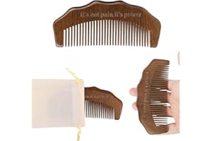 Wooden Birthing Comb, Natural Labor Comb It's Power Pregnancy Gift with Cloth Bag for Women