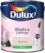 Dulux Walls & Ceilings Silk Emulsion Paint Blush Pink 2.5 Litre view 2