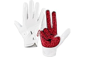 Grip Boost Football Gloves Peace Stealth 6.0 Boost Plus Technology Men's Receiver Gloves - Adult Sizes